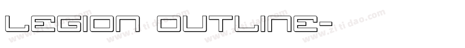 Legion Outline字体转换
